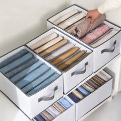 7 Grid Cloth Organizer Wardrobe Storage Box