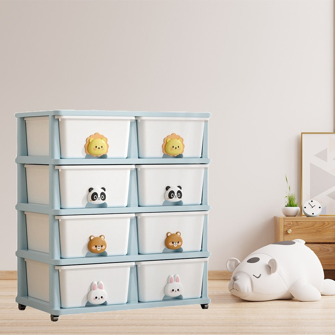 Multi-layer Drawer Type Storage Cabinet Box, Kids Toy Organizer Shelf, Cloth Storage Box, Multi-Purpose Plastic Storage Cart