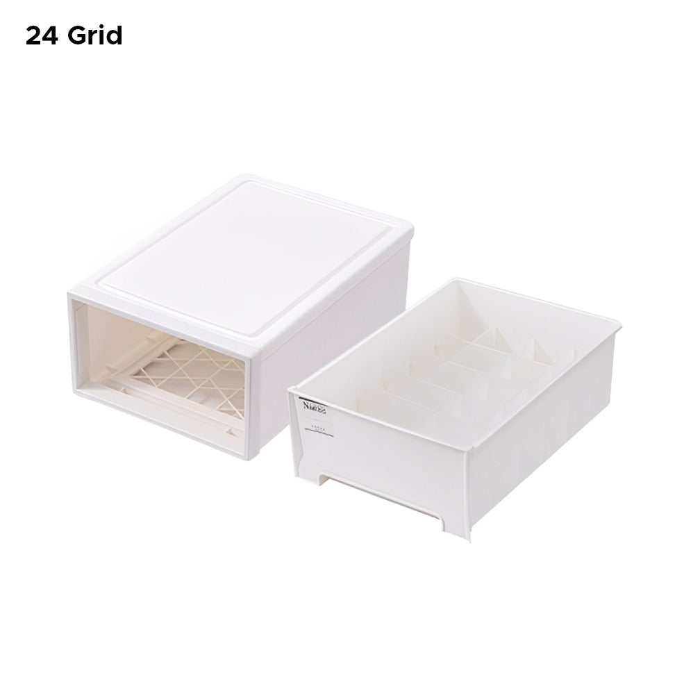 Drawer Type Wardrobe Organizer Box, Stackable Clothes Storage Container Underwear, Socks Organizer Rack