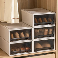 Drawer Type Wardrobe Organizer Box, Stackable Clothes Storage Container Underwear, Socks Organizer Rack