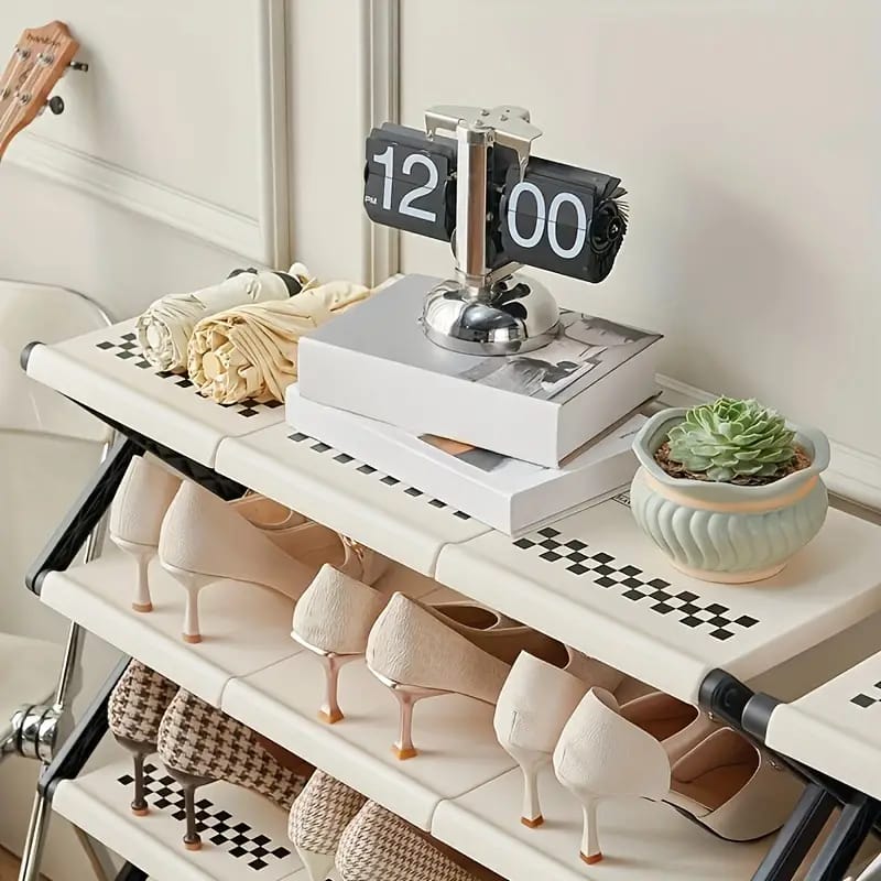Foldable Multi-Layer Shoe Rack Shelf, Shoes Storage Organizer