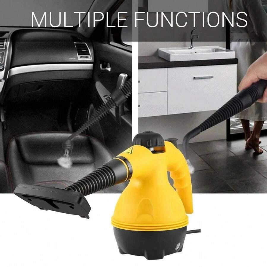 Electric Steam Cleaner, Handheld Pressurized Multi-Purpose Cleaning Tool for Home, Car