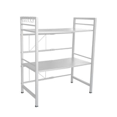 Multipurpose Storage Organizer Stand, Expandable Microwave Oven Rack Shelf