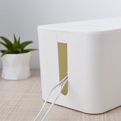 Cable Organizer Box, Extension Socket Storage Box For Desktop, Cable Hiding Box, Household Cord Organizer