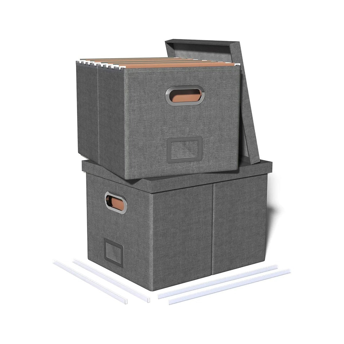 File Organizer Box, Collapsible File Storage Container
