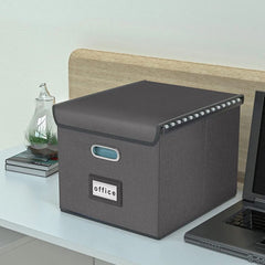 File Organizer Box, Collapsible File Storage Container