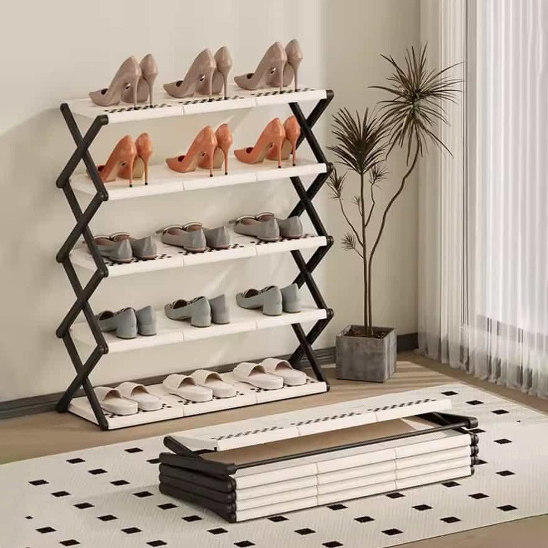 Foldable Multi-Layer Shoe Rack Shelf, Shoes Storage Organizer