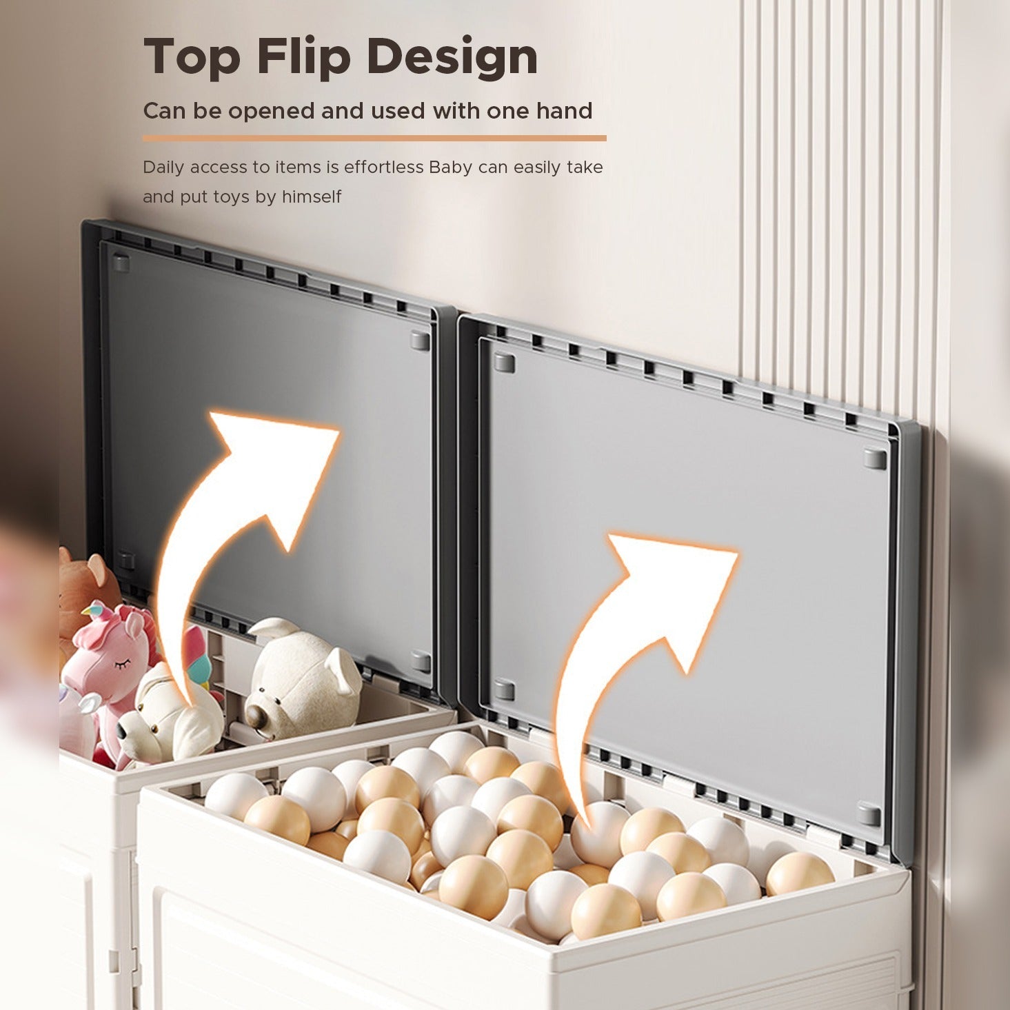 Foldable Cloth Storage Organizer Box, Large Capacity Multi-Purpose Container Rack