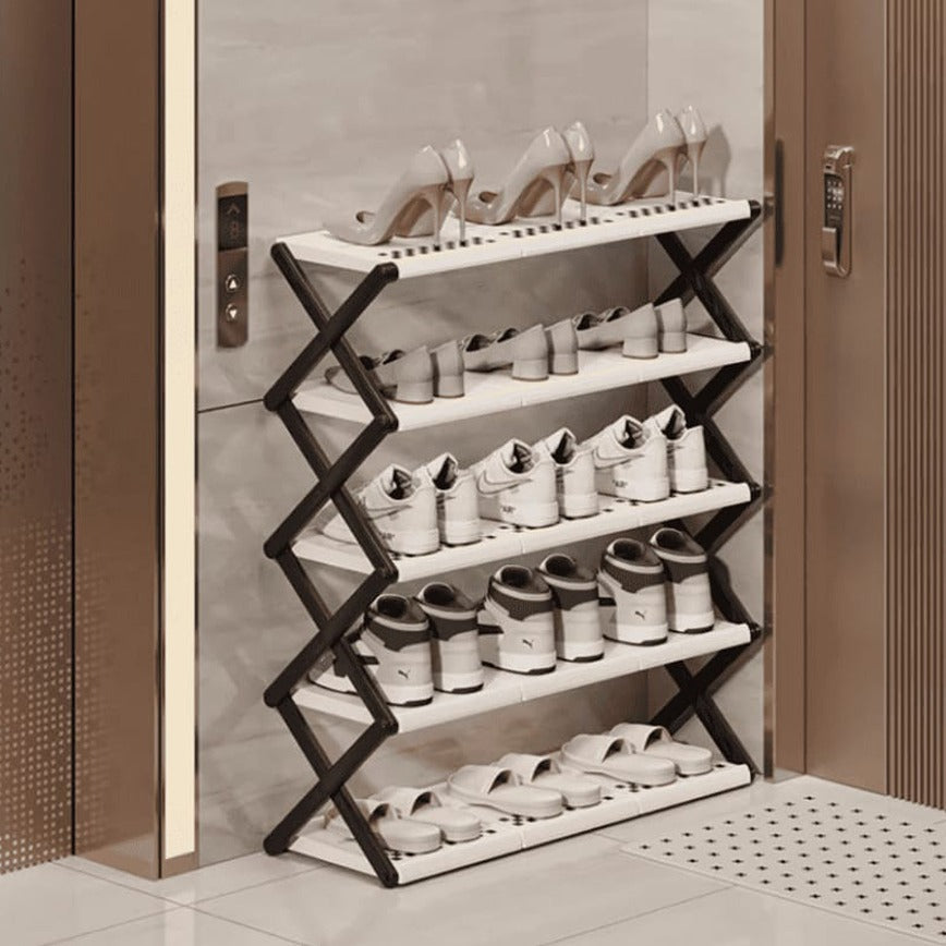Foldable Multi-Layer Shoe Rack Shelf, Shoes Storage Organizer