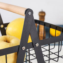 Multi-tier Countertop Fruit Vegetable Storage Basket Rack Shelf, Fruit Display Stand