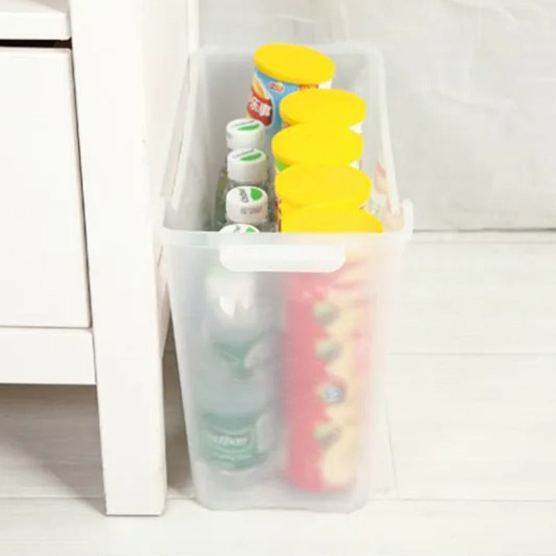 Space Saving Narrow Gap Long Storage Box with Wheels