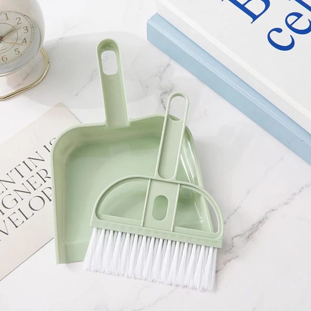 Mini Dustpan Broom Set, Small Garbage Shovel, House Hold Small Brush Cleaning Tool For Tabletop, Countertop, Desk