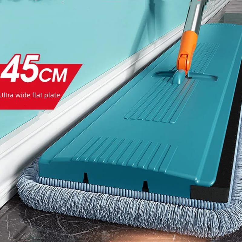 Hands-free Mop, Self Squeezing Micro Fiber Flat Mop With Bucket for Floor Cleaning