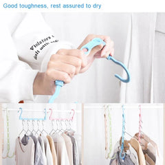 Multifunctional Adjustable Hook Cloth Hanger, Pack Of 5