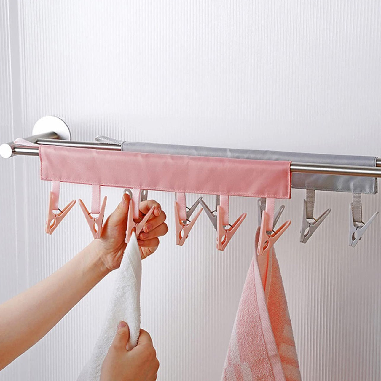 Hanging Clip Drying Strap, Multi-Purpose Laundry Hanger For Home, Travel Use