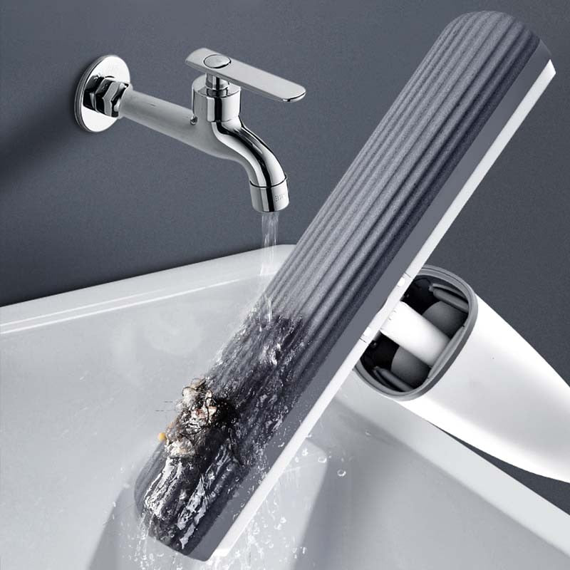 Automatic Self-Wringing Free Hand 180° Rotating Flat Mop