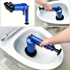 Air Drain Blaster, High Pressure Toilet Plunger, Toilet Clog Remover, Drain Cleaning Gun With Handy Pistol for Kitchen, Bathroom