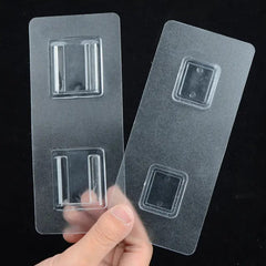 Double Sided Adhesive Wall Hook Hanger Sticker Strip, Long Strip Buckle