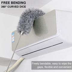 Extendable Duster for High Ceilings, Microfiber Cleaning Long Extension Pole Duster