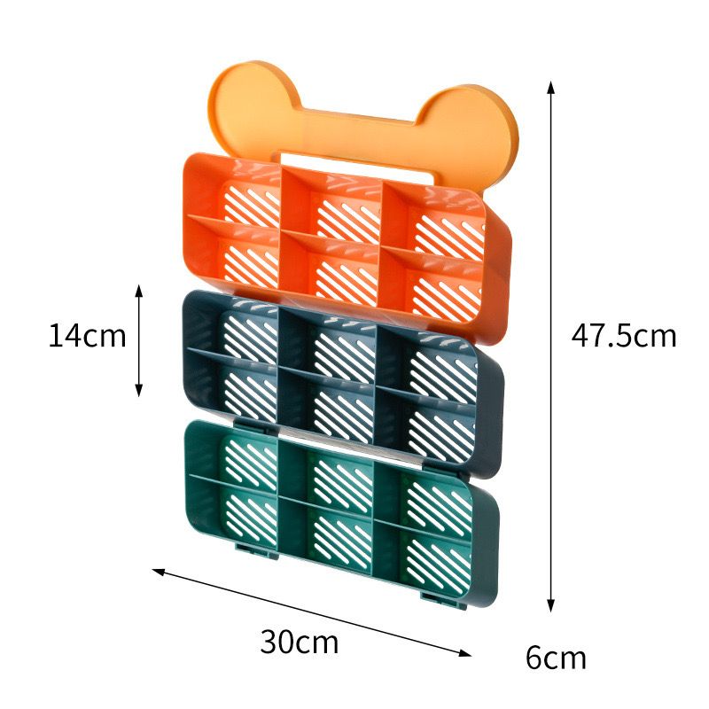 Wall-mounted Creative Underwear Organizer Wardrobe Socks Storage Box