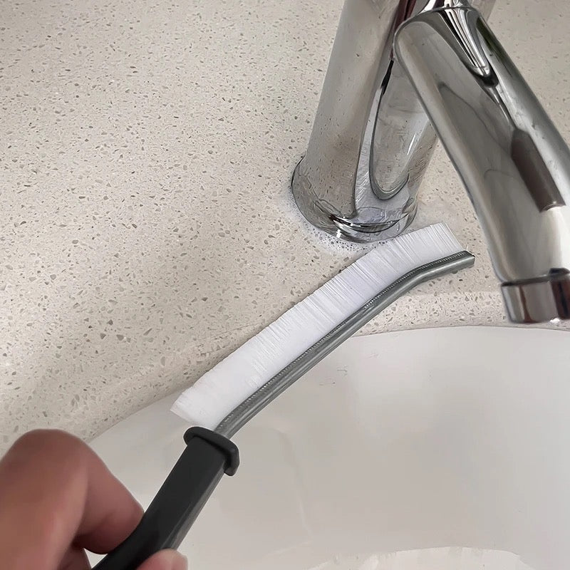 Gap Cleaning Brush, Narrow Joints Scrubber Stiff Bristles Crevices Cleaner