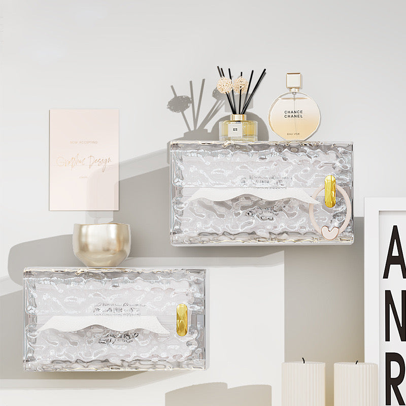 Wall Mount Elegant Tissue Organizer Box