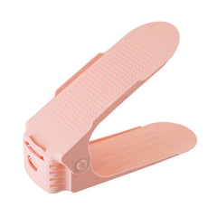 Space Saving Adjustable Shoe Holder, 1 Pair Shoe Rack