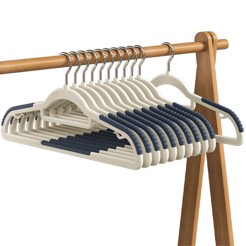 Non-Slip Clothes Hangers [10 Pcs] - Dual-Use Dry and Wet Hangers for Wardrobe