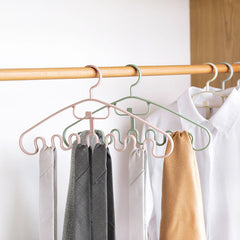 Wave Pattern Stackable Hanger Sturdy Clothes Organizer