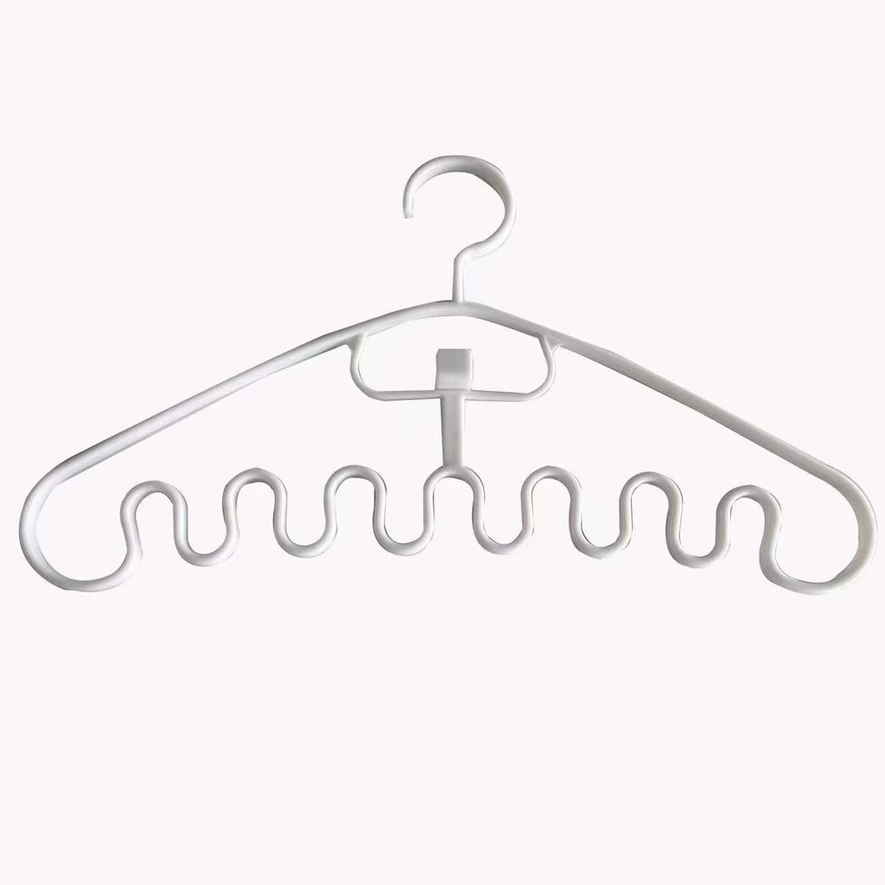 Wave Pattern Stackable Hanger Sturdy Clothes Organizer