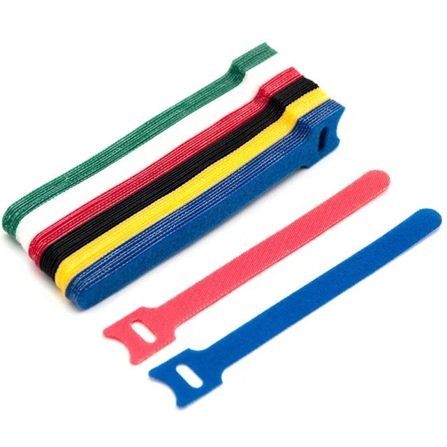 10Pcs Reusable Wire and Cable Ties Strap - Adjustable Cord Organizers for Home and Office