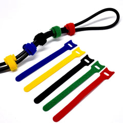 10Pcs Reusable Wire and Cable Ties Strap - Adjustable Cord Organizers for Home and Office