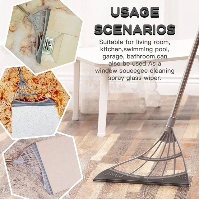 Multifunction Magic Broom, Adjustable Length Silicone Broom