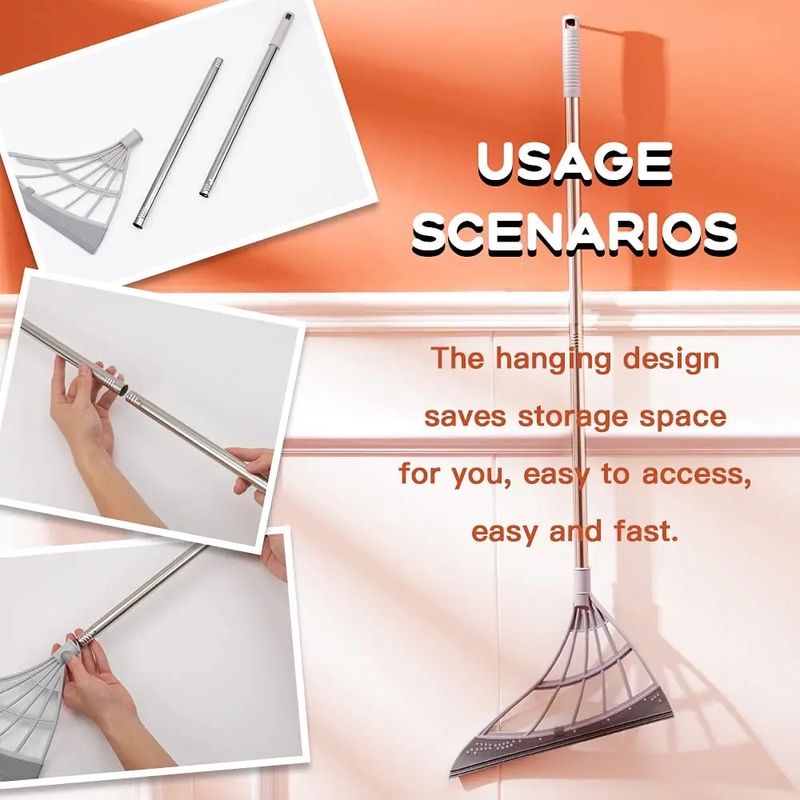 Multifunction Magic Broom, Adjustable Length Silicone Broom