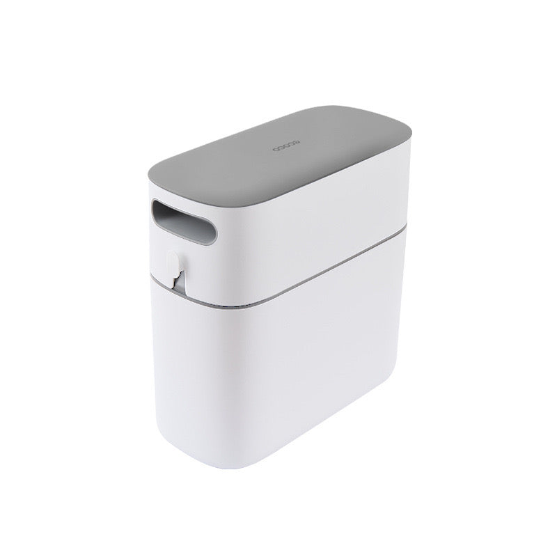 ECOCO Narrow Space Press-type Trash Can, Household Garbage Waste Bin