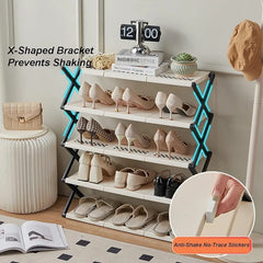 Foldable Multi-Layer Shoe Rack Shelf, Shoes Storage Organizer