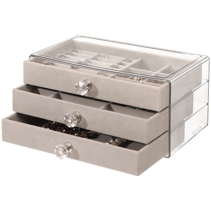 Jewelry Organizer Box, Multi-layer Jewelry Storage Holder with Drawers