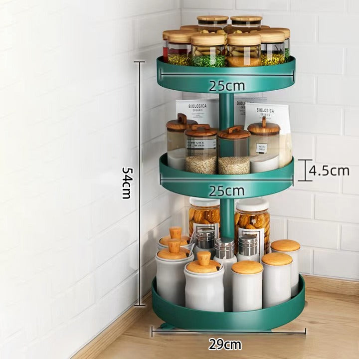 Kitchen Spice Storage Rack Organizer, Condiment Rack Shelf