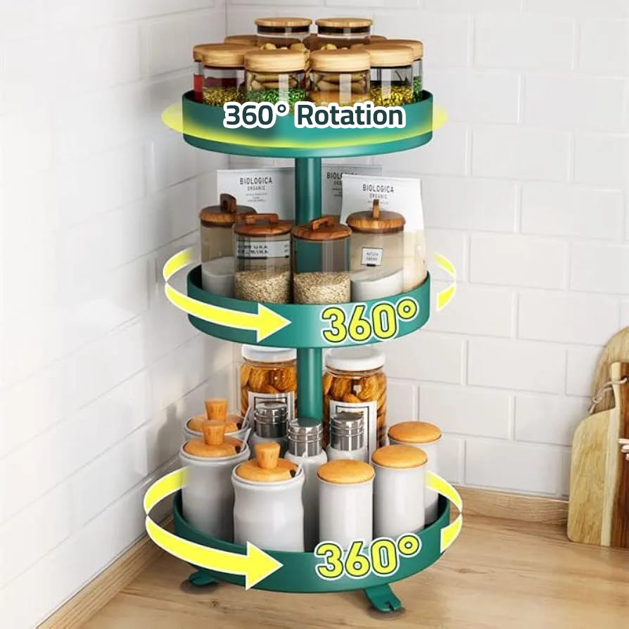 Kitchen Spice Storage Rack Organizer, Condiment Rack Shelf
