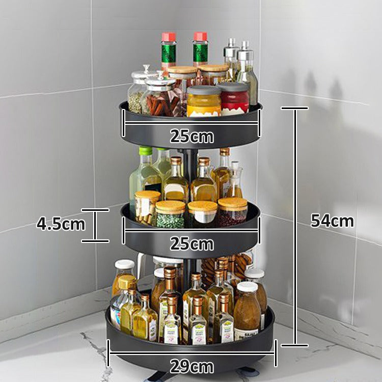 Kitchen Spice Storage Rack Organizer, Condiment Rack Shelf