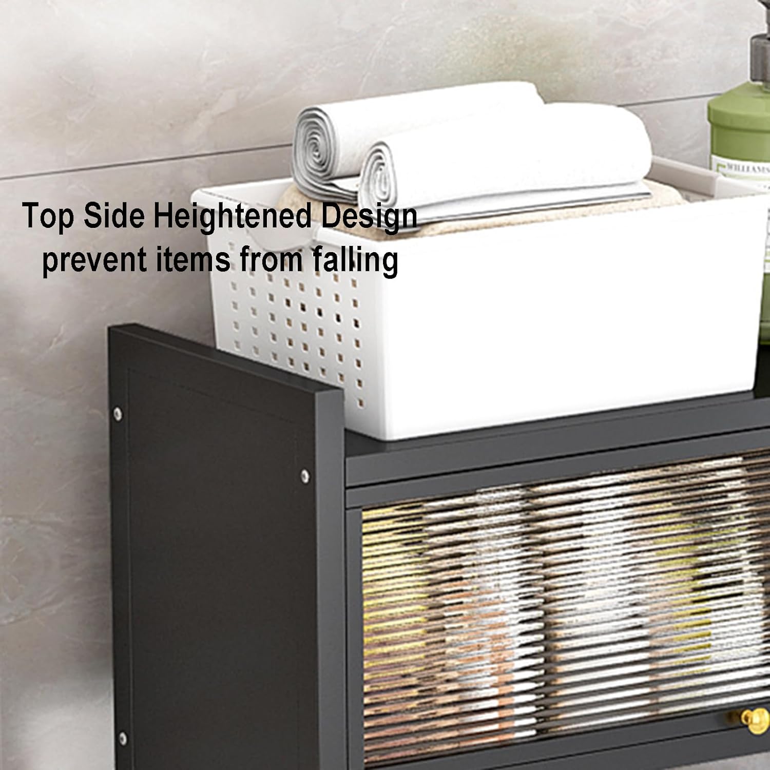 Laundry Room Storage Cabinet Organizer, Washing Machine Storage Rack Holder For Home