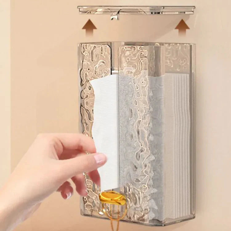 Wall Mount Elegant Tissue Organizer Box