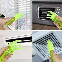 Window Blinds Cleaner Duster Brush - Washable, Reusable, and AC Cleaning Tool