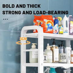 Multi-Layer Laundry Shelf Rack, Washing Machine Storage Organizer Stand