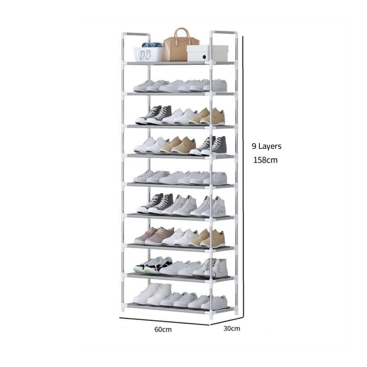 Shoe Rack, Multi-Layer Shoe Organizer Shelf Stand