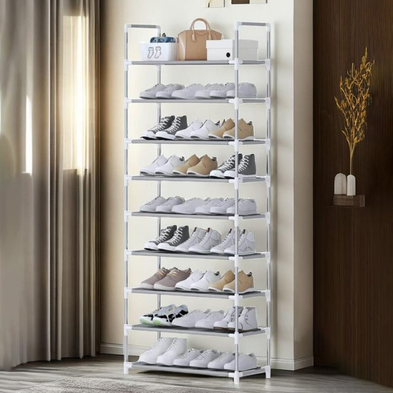 Shoe Rack, Multi-Layer Shoe Organizer Shelf Stand