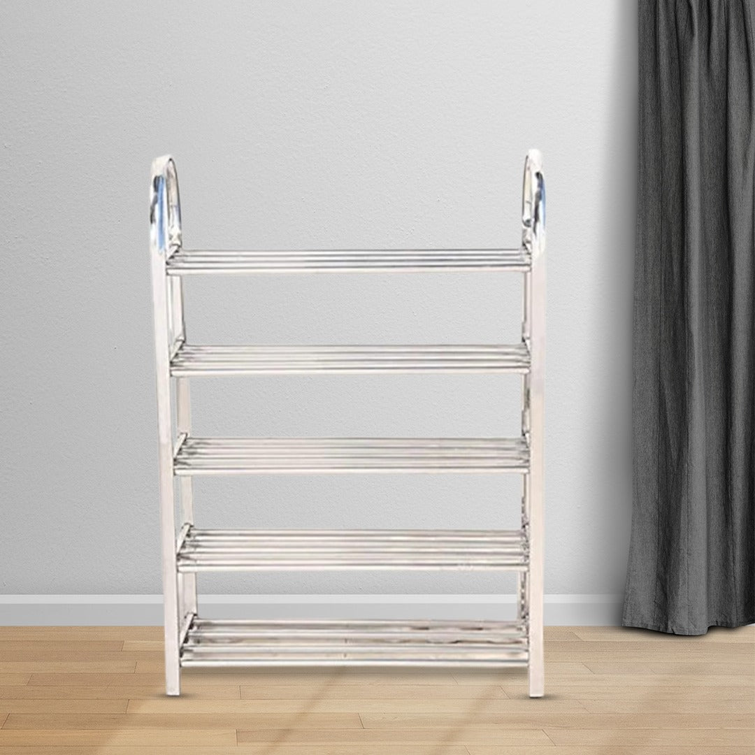 Multi-Layer Stainless Steel Shoes Rack - Space-Saving Shoe Cabinet Shelf