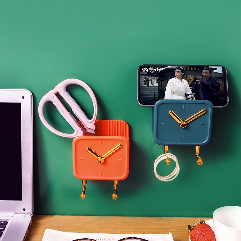 Multi-Purpose Wall-Mounted Storage Rack, Small Shelf Organizer For Bedroom, Kitchen, Bathroom