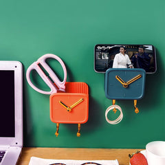 Multi-Purpose Wall-Mounted Storage Rack, Small Shelf Organizer For Bedroom, Kitchen, Bathroom