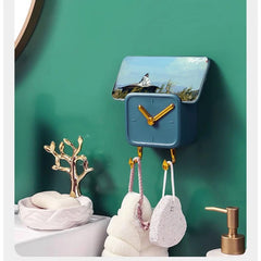 Multi-Purpose Wall-Mounted Storage Rack, Small Shelf Organizer For Bedroom, Kitchen, Bathroom
